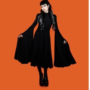Lively Ghosts Unhallowed Black Dress